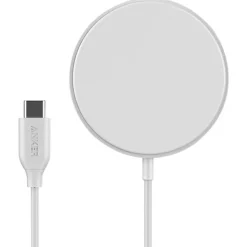Anker PowerWave 6' MagSafe USB-C Magnetic 7.5W Charging Pad for Apple, White (A2565H21-1)