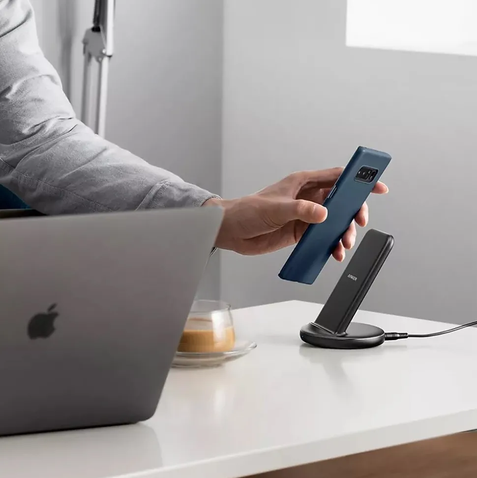 Anker PowerWave II Wireless Charging Stand, Black (B2529JF1)