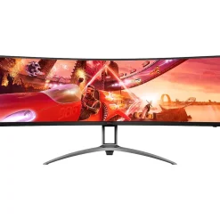AOC AGON 49" Curved 4K Ultra HD 165 Hz LCD Gaming Monitor, Black (AG493UCX2)