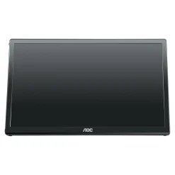 AOC E1659FWU 15.6" Portable HD LED Monitor, Black