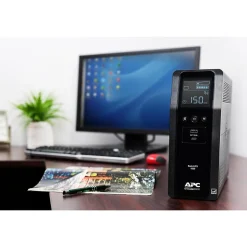 APC Back-UPS Pro BN 1500VA 10-Outlet UPS with 2 USB Charging Ports, Black (BN1500M2)