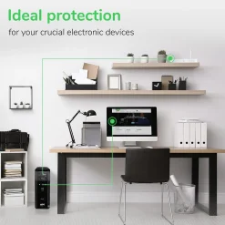 APC Back-UPS Pro 1500VA Battery Backup and Surge Protector, 10-Outlets, Black (BR1500MS2)