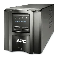 APC Series 750VA UPS with APC SmartConnect, 6-Outlets, Black (SMT750C)