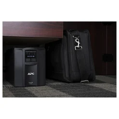 APC Smart-UPS, Line Interactive, 1500VA, Tower, 120V, 8x NEMA 5-15R outlets, SmartConnect Port+SmartSlot, AVR, LCD (SMT1500C)