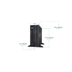 APC Smart-UPS X 2000 Rack/Tower LCD 1920VA 10-Outlet UPS, Black (SMX2000LVNC)