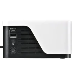 APC UPS Battery Backup, 700VA UPS with 4 Backup Battery Outlets, USB Type-C, White (BE700G3)