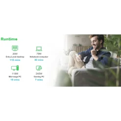 APC UPS Battery Backup, 700VA UPS with 4 Backup Battery Outlets, USB Type-C, White (BE700G3)