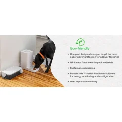 APC UPS Battery Backup, 900VA UPS with 6 Backup Battery Outlets, USB Type-C, White (BE900G3)