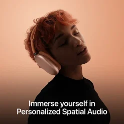 Apple AirPods Max Wireless Active Noise Canceling Over-Ear Headset, USB-C, Bluetooth, Orange (MWW73AM/A)