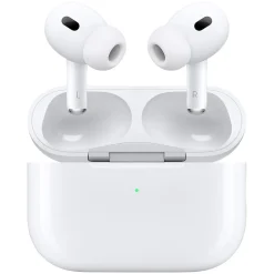 Apple AirPods Pro (2nd Generation) with MagSafe Charging Case USB‑C, White (MTJV3LL/A)
