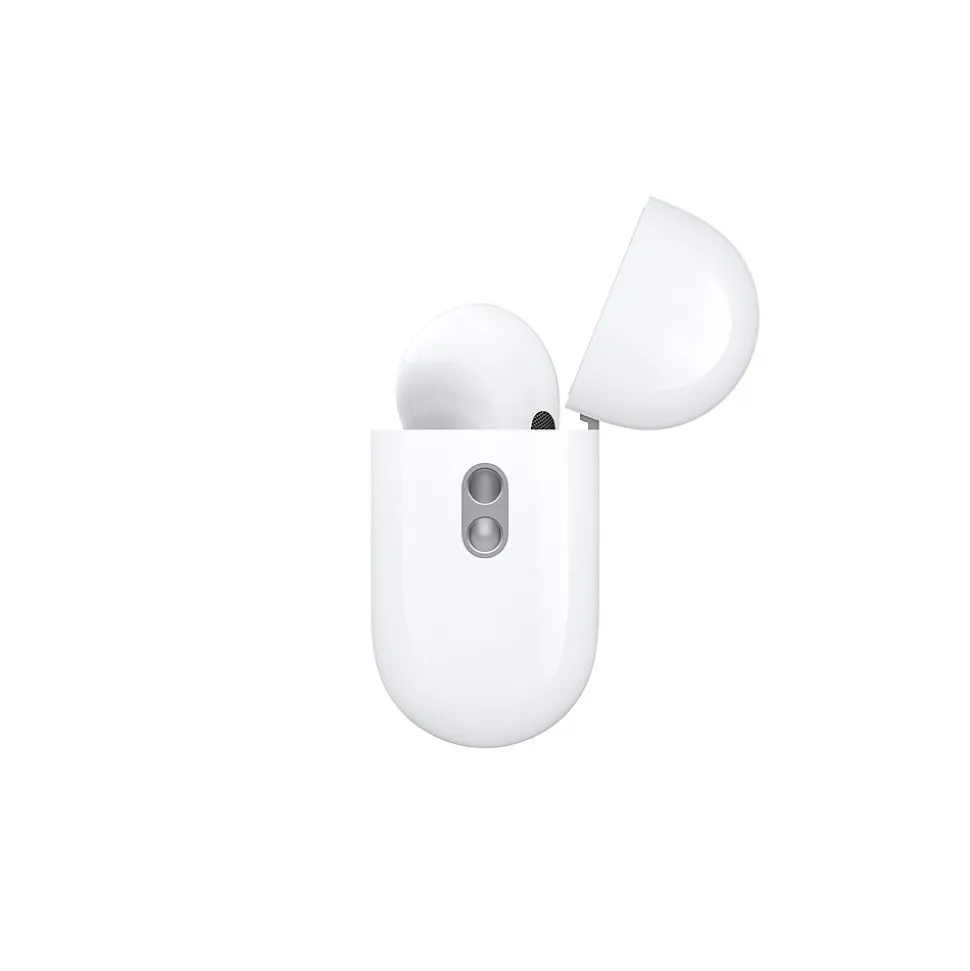 Apple AirPods Pro (2nd Generation) with MagSafe Charging Case USB‑C, White (MTJV3LL/A)