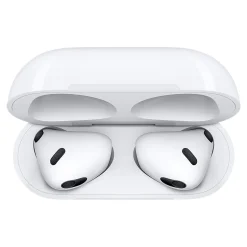 Apple AirPods (3rd Generation) Bluetooth Earbuds with Magsafe Charging Case, White (MME73AM/A)