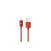 Apple Certified Durable Lightning Cable for iPhone, iPad, 4ft Red (LGHTMFI4FT-RED)