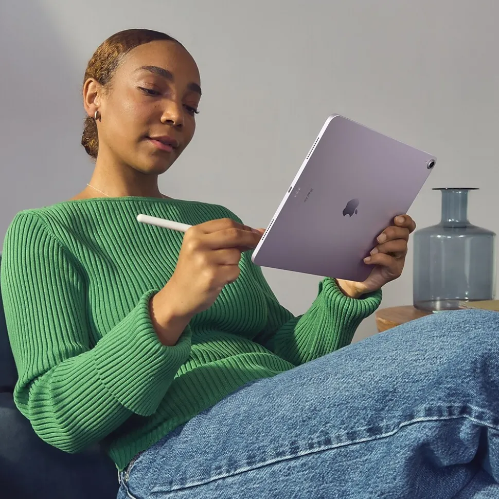 Apple iPad Air M2 Chip 11" Tablet, 128GB, Wi-Fi, Purple (MUWF3LL/A)