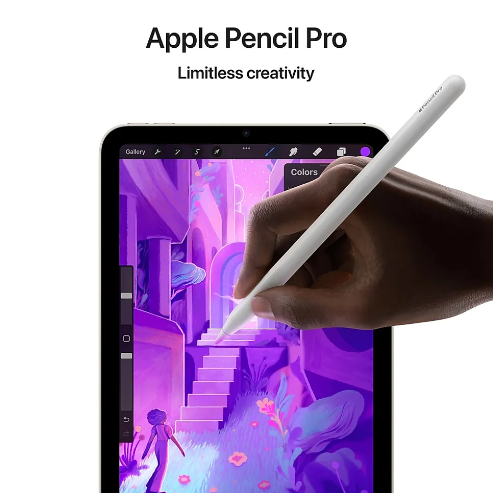 Apple iPad mini (A17 Pro) 8.3" Tablet, Wi-Fi + Cellular, 256GB, Purple (MXPY3LL/A)