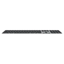 Apple Magic Keyboard with Touch ID and Numeric Keypad Wireless, Silver/Black Keys (MMMR3LL/A)