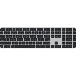 Apple Magic Keyboard with Touch ID and Numeric Keypad for Mac, Silver/Black (MXK83LL/A)