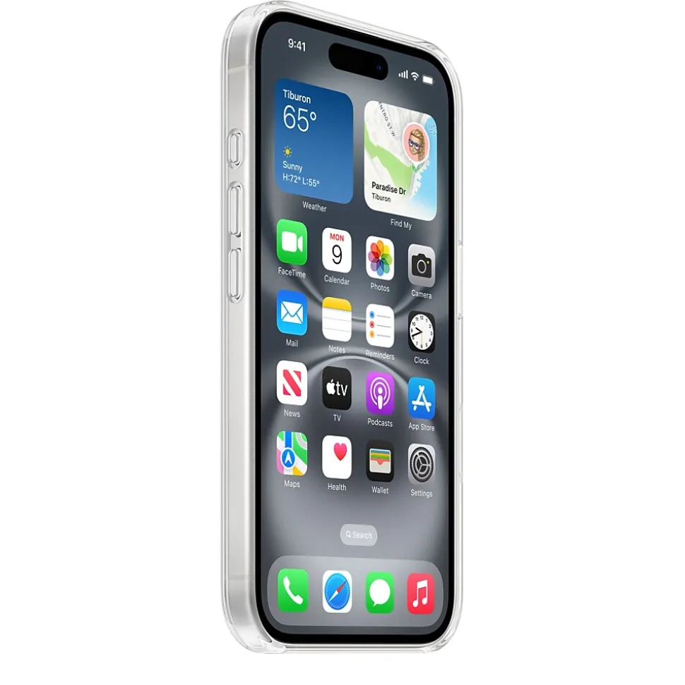 Apple MagSafe Phone Case for iPhone 16, Clear (MA6A4ZM/A)