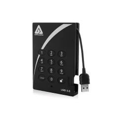 Apricorn Aegis Padlock 3.0 1TB USB 3.0 External Hard Drive, Black (A25-3PL256-1000)