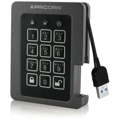 Apricorn Aegis Padlock ASSD-3PL256-2TBF 2 TB 2.5" Internal Solid State Drive, TAA Compliant