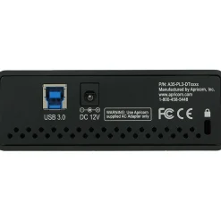 Apricorn Aegis Padlock DT 10TB USB 3.0 External Hard Drive, Black (ADT-3PL256F-10TB)