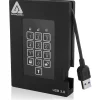 Apricorn Aegis Padlock Fortress 1TB USB 3.0 External Hard Drive, Black (A25-3PL256-1000F)