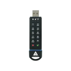 Apricorn Aegis Secure Key 16GB USB 3.0 Type A Flash Drive, Black (ASK3-16GB)