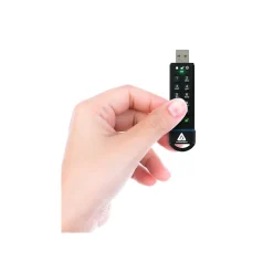 Apricorn Aegis Secure Key 30GB USB 3.0 Type A Flash Drive, Black (ASK3-30GB)