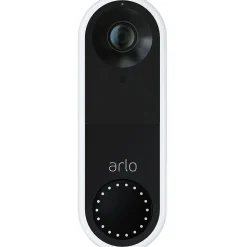 Arlo Essential Wi-Fi Wired Smart Video Doorbell, White (AVD1001-100NAS)