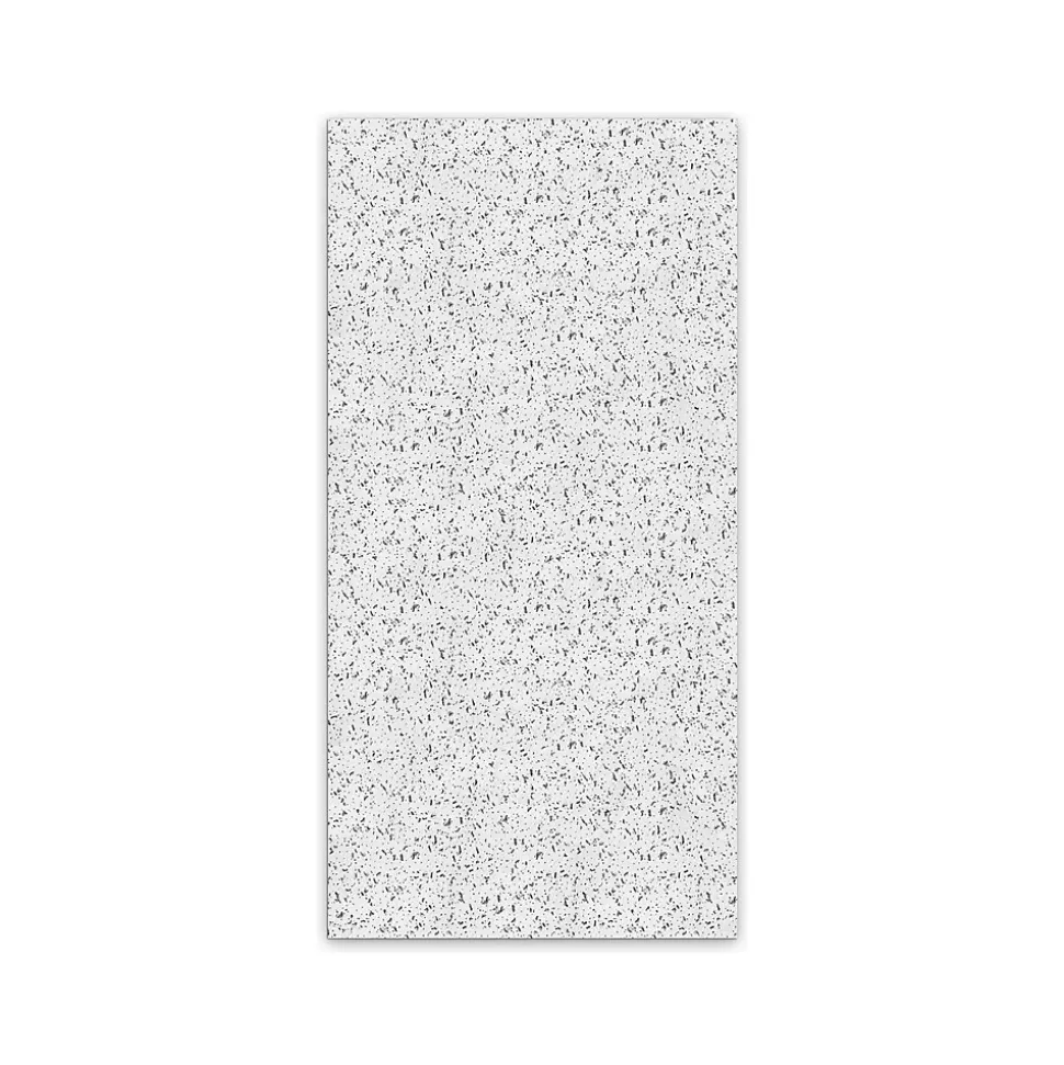 Armstrong CORTEGA Square Lay-In Edge Ceiling Tile, 24" x 48", White, 12/Carton (BP769A)