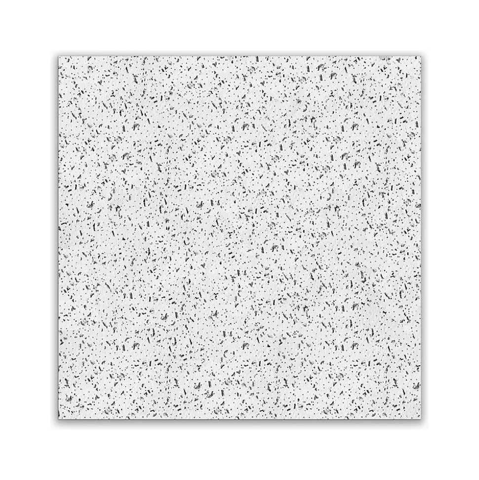 Armstrong CORTEGA Tegular Edge Ceiling Tile, 24" x 24", White, 16/Carton (BP704A)