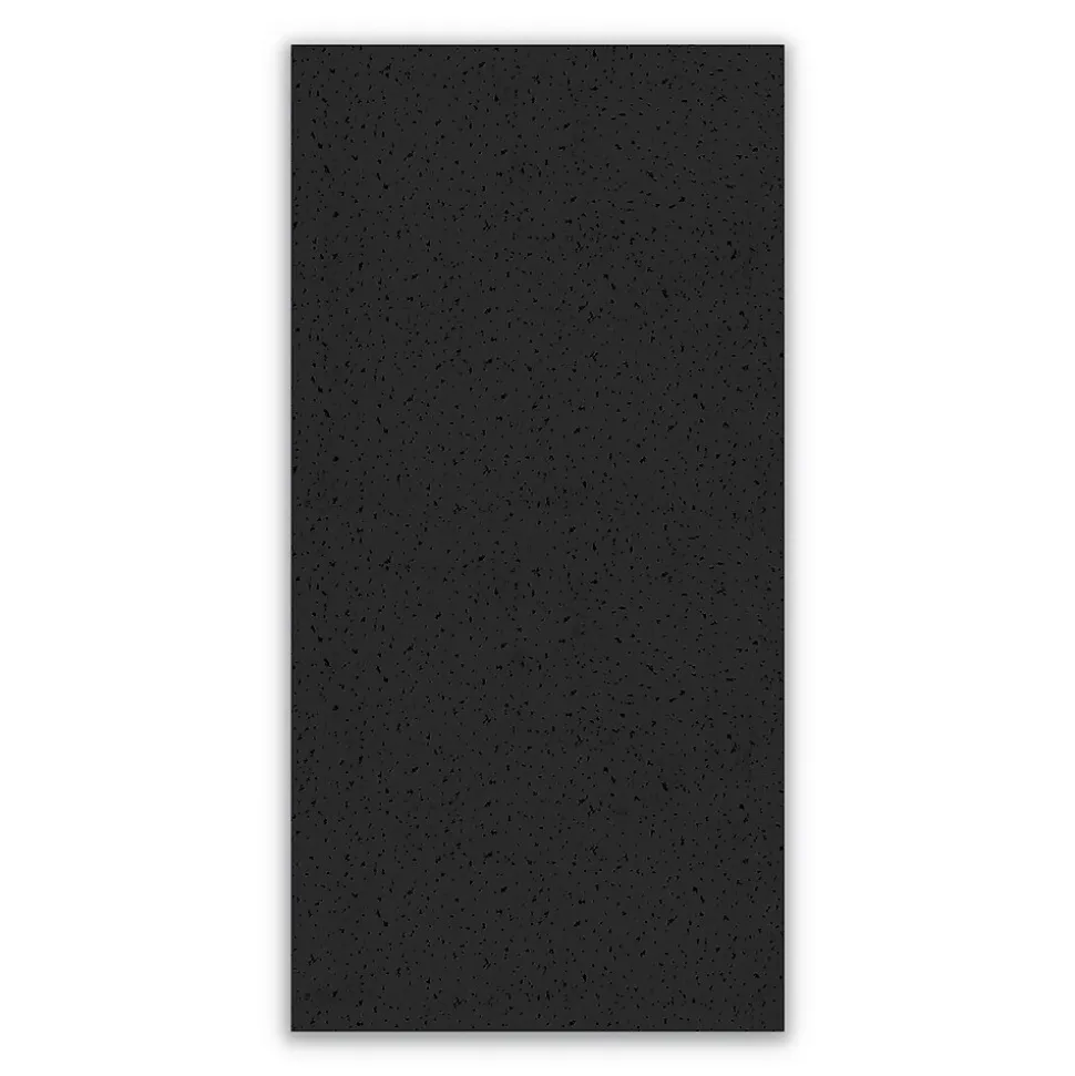 Armstrong FINE FISSURED Square Lay-In Edge Ceiling Tile, 24" x 48", Tech Black, 12/Carton (BP1729ABL)