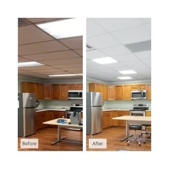 Armstrong FINE FISSURED Square Lay-In Edge Ceiling Tile, 24