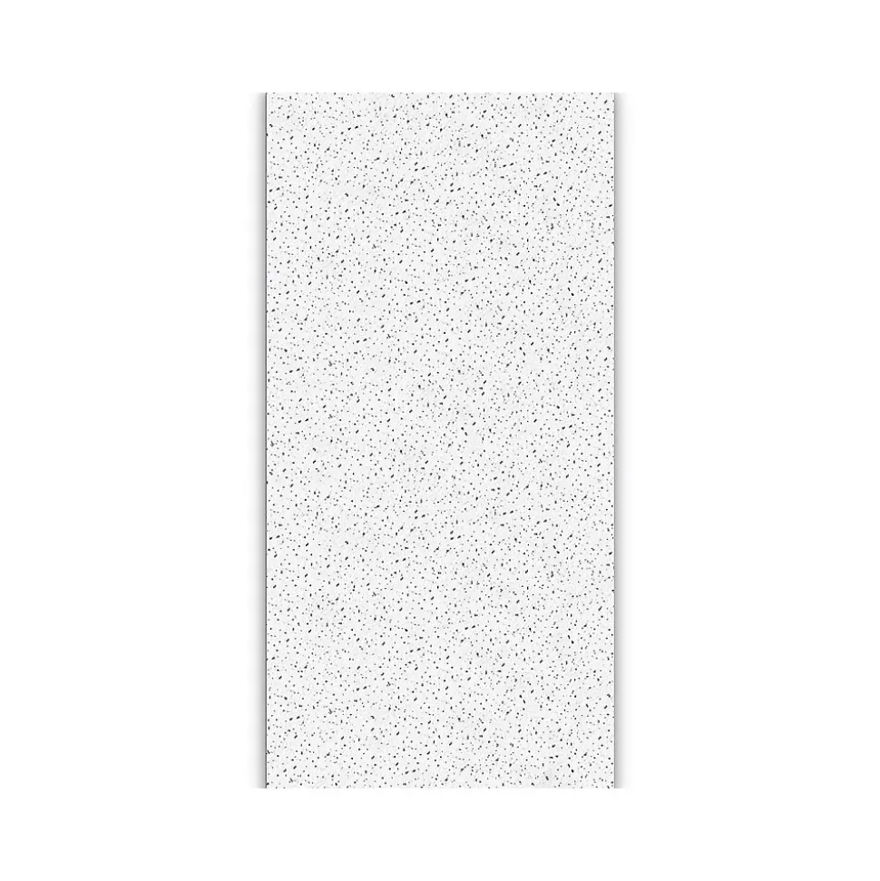 Armstrong FINE FISSURED Square Lay-In Edge Ceiling Tile 15/16, 24" x 48", White, 8/Carton (BP1714)