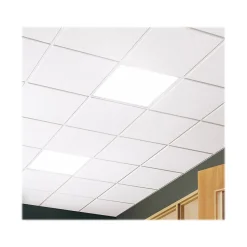 Armstrong GEORGIAN Total Acoustics Square Edge Ceiling Tile, 24" x 24", White, 12/Carton (BP796)