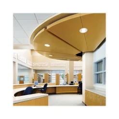 Armstrong MESA Angled Tegular Edge Ceiling Tile, 24" x 24", White, 12/Carton (BP681)