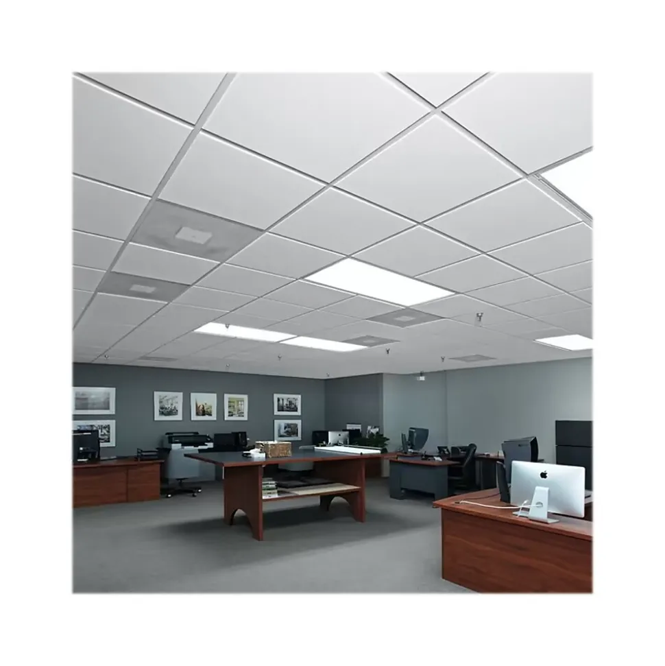 Armstrong OPTIMA Square Tegular Edge Ceiling Tile, 48" x 48", White, 6/Carton (BP3256B)