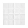 Armstrong TINCRAFT Tegular Edge Ceiling Tile, 24" x 24", White, 8/Carton (BP8009A)