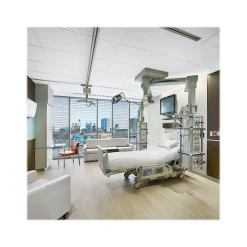 Armstrong ULTIMA Health Zone Lay-In Square Edge Ceiling Tile, 24" x 24", White, 10/Carton (BP1445)