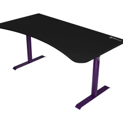 Arozzi Arena 63"W Gaming Desk, Deep Purple/Black (ARENA-NA-DP-BK)