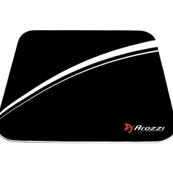 Arozzi Chair Mat, 45.7" x 45.7", Low-Pile, Black/White (AROZZI-FLOORMAT-WT)