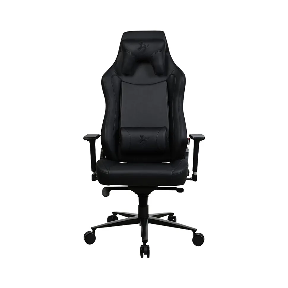 Arozzi Vernazza Faux Leather Ergonomic Rocker Gaming Chair, Pure Black (VERNAZZA-XL-SPU-PBK)