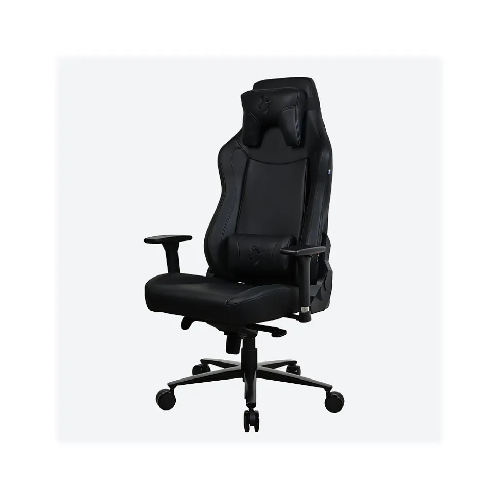 Arozzi Vernazza Faux Leather Ergonomic Rocker Gaming Chair, Pure Black (VERNAZZA-XL-SPU-PBK)