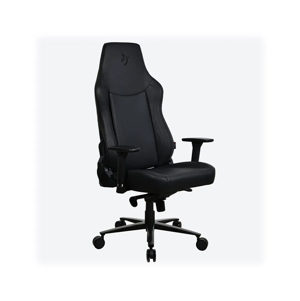 Arozzi Vernazza Faux Leather Ergonomic Rocker Gaming Chair, Pure Black (VERNAZZA-XL-SPU-PBK)