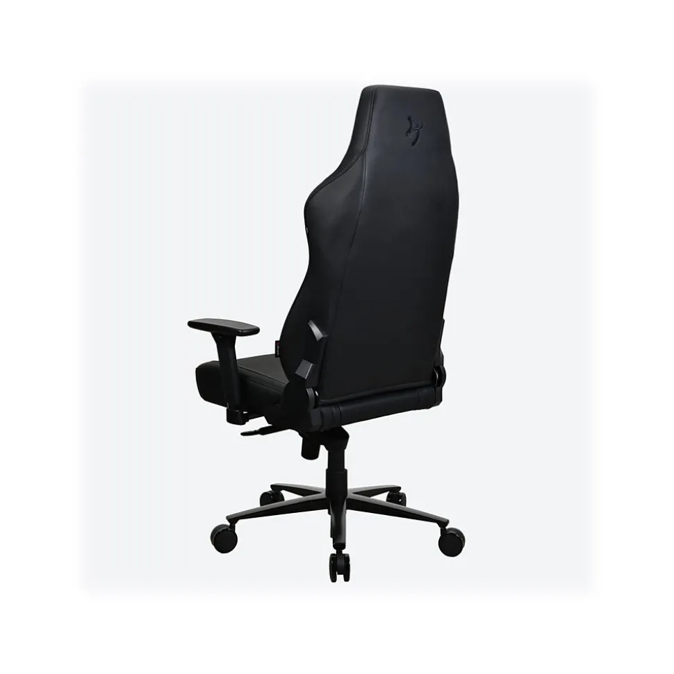Arozzi Vernazza Faux Leather Ergonomic Rocker Gaming Chair, Pure Black (VERNAZZA-XL-SPU-PBK)