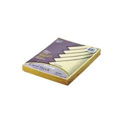 Array 65 lb. Cardstock Paper, 8.5" x 11", Ivory, 100 Sheets/Pack (101186)