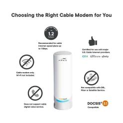 Arris SURFboard S33 Desktop DOCSIS 3.1 Cable Modem