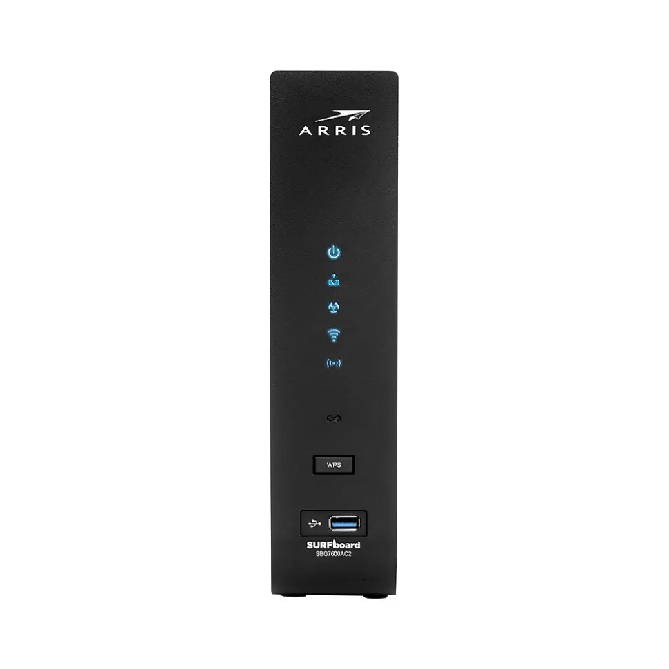 Arris SURFboard SBG7600AC2 Desktop DOCSIS 3.0 Cable Modem & Wi-Fi Router