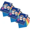 Art Street 9" x 12" Lightweight Construction Paper, Assorted, 200 Sheets/Pack, 3 Packs/Bundle (PAC94450-3)