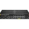 Aruba 6000 12-port 1GbE PoE Layer 2 Switch, Black (R8N89A#ABA)